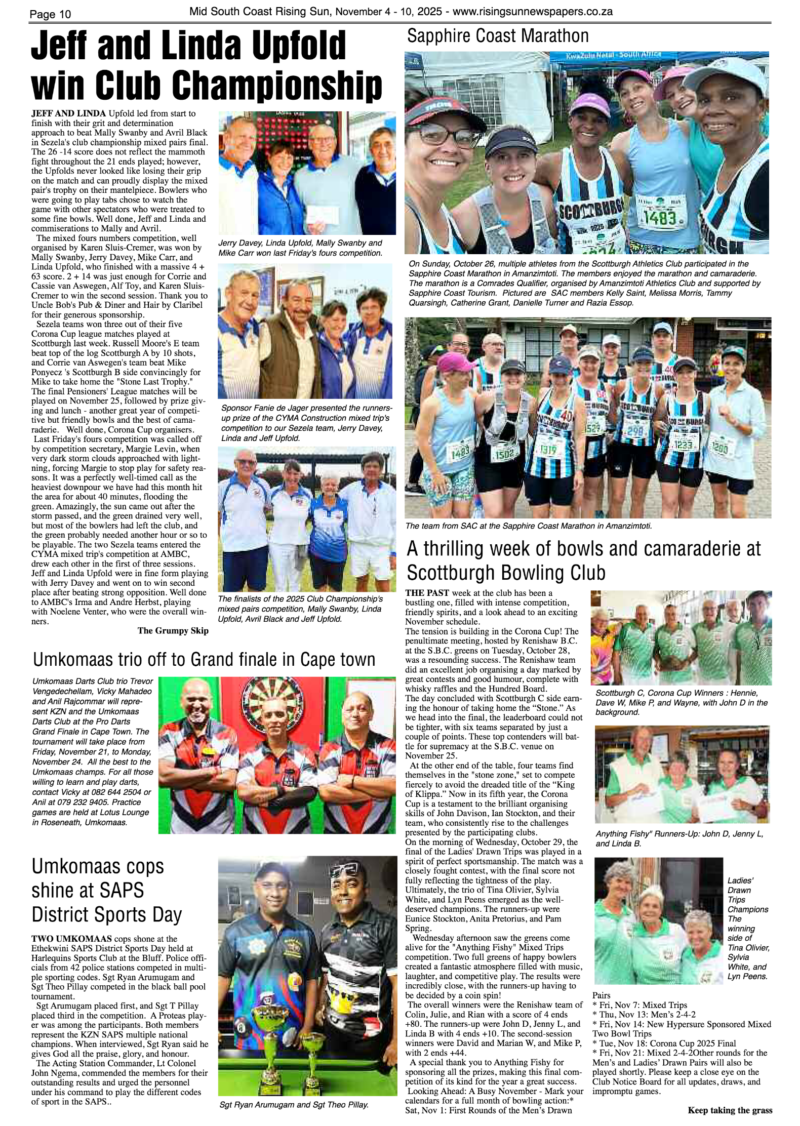 Mid South Coast Rising Sun E-Paper, November 4,  2025 page 10