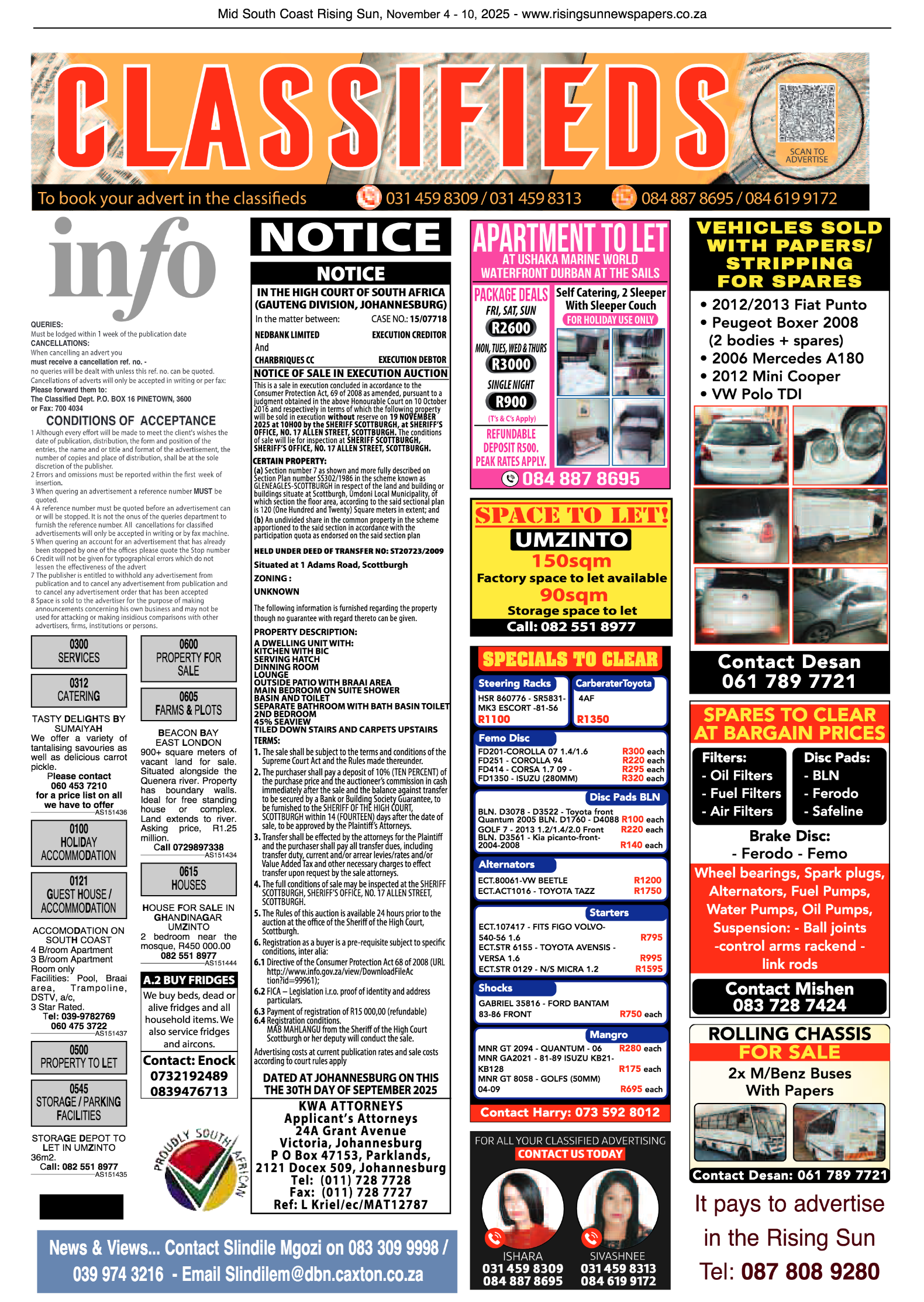 Mid South Coast Rising Sun E-Paper, November 4,  2025 page 11