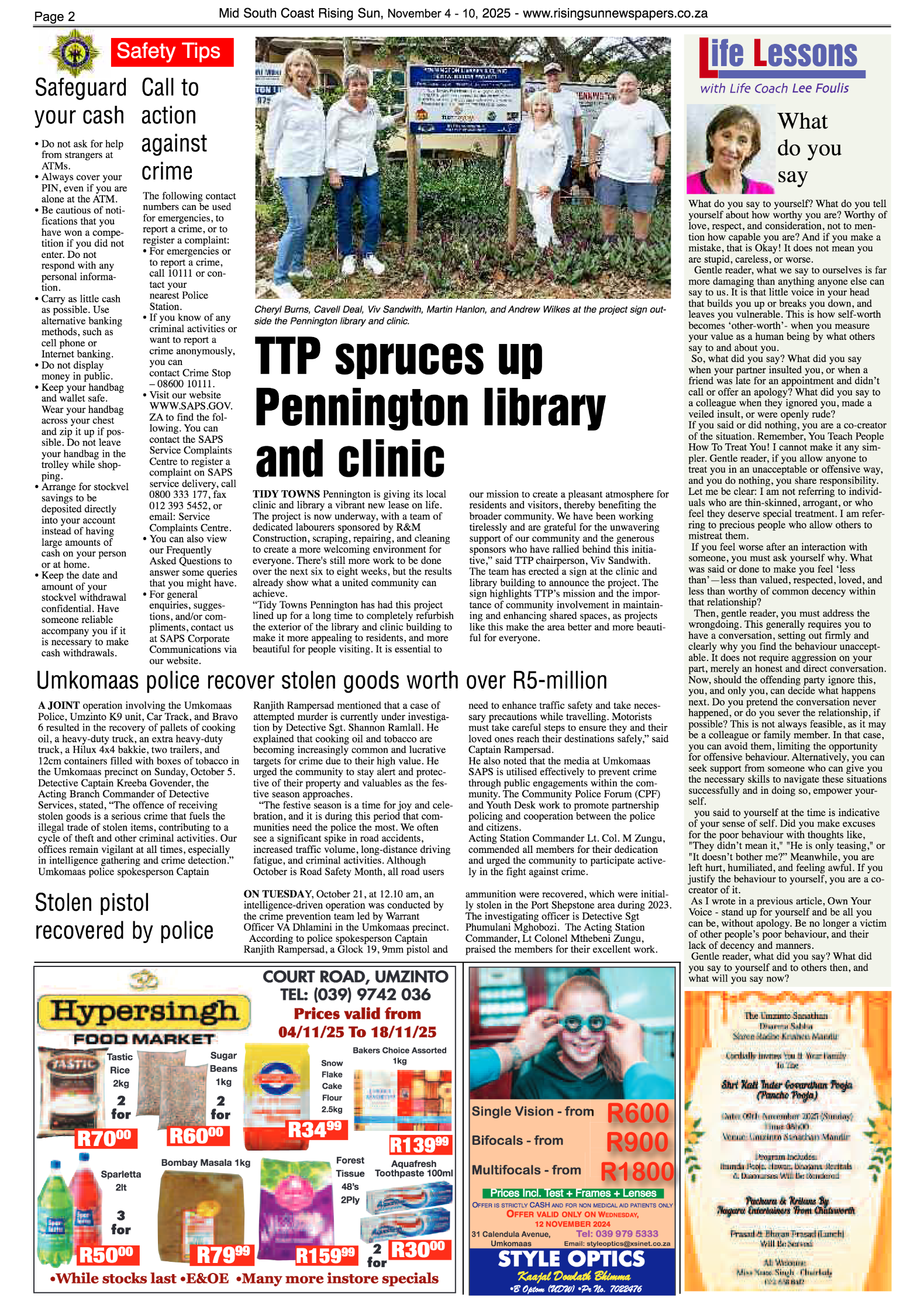 Mid South Coast Rising Sun E-Paper, November 4,  2025 page 2