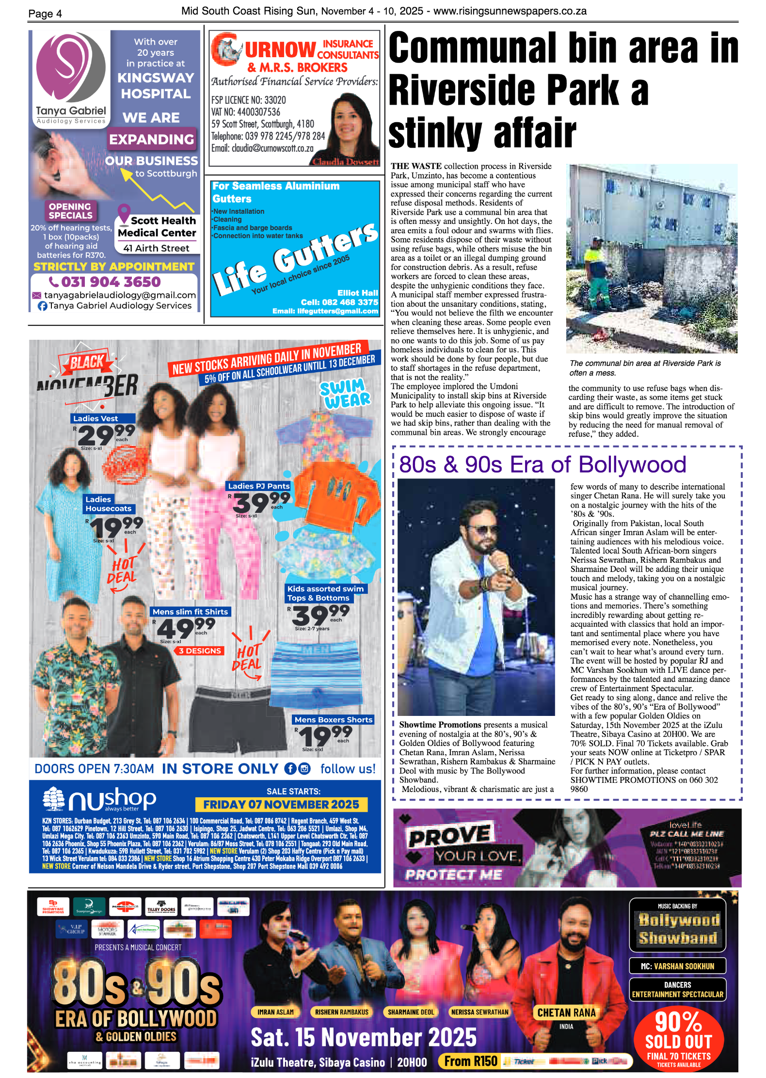 Mid South Coast Rising Sun E-Paper, November 4,  2025 page 4
