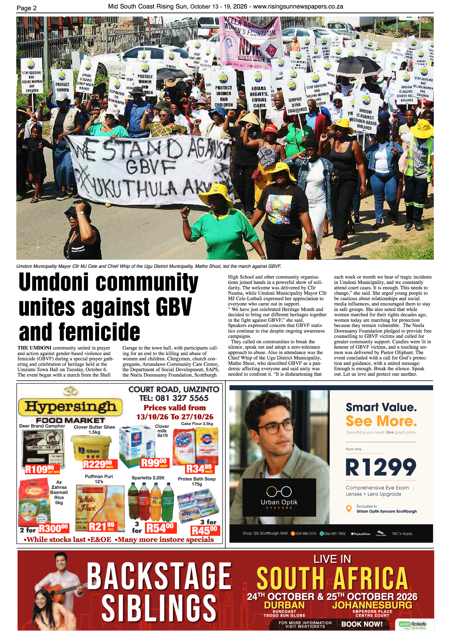 Mid South Coast Rising Sun E-Paper, October 13, 2026 | Rising Sun ...