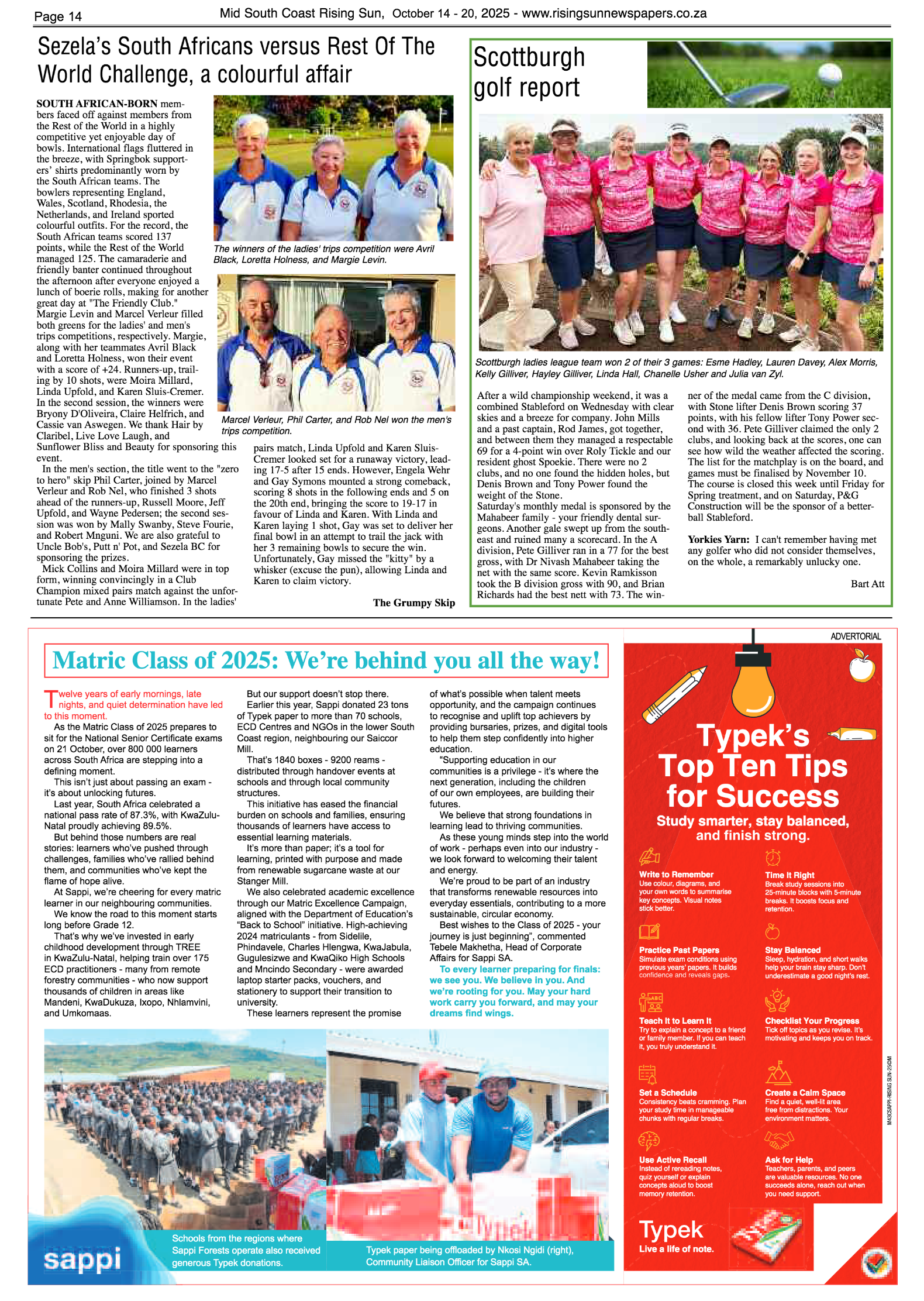 Mid South Coast Rising Sun E-Paper, October 14, 2025 page 14
