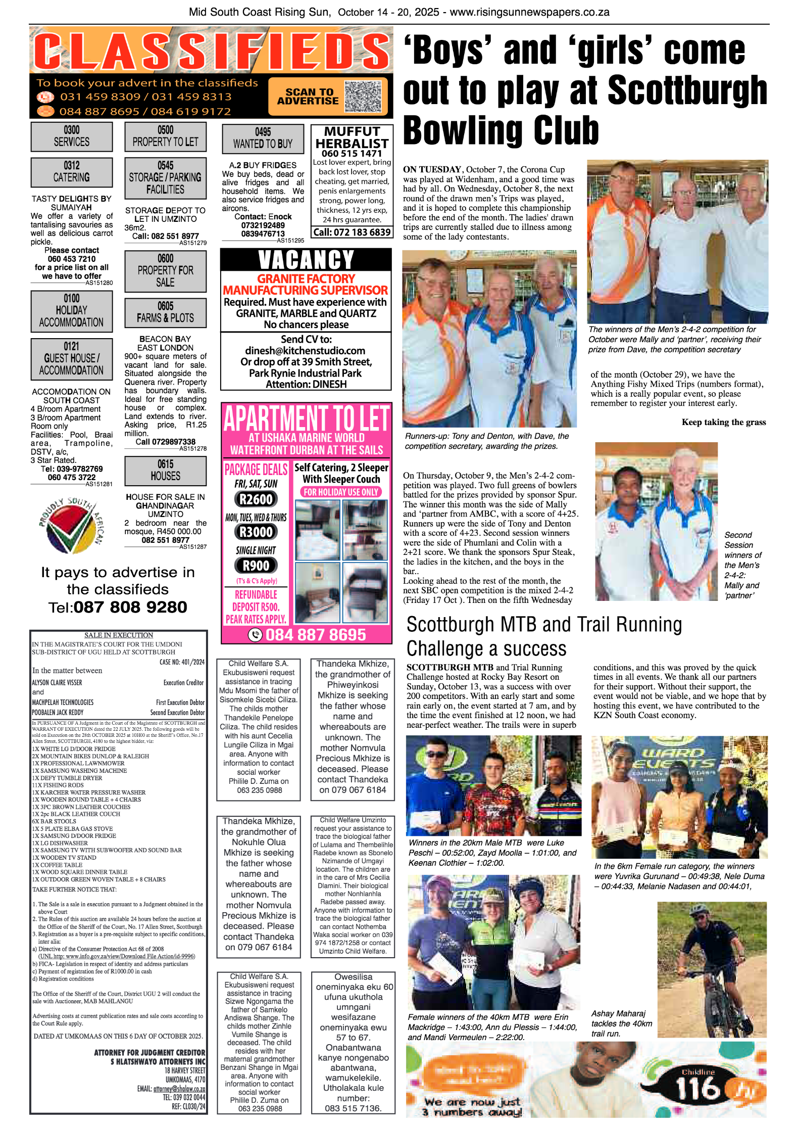 Mid South Coast Rising Sun E-Paper, October 14, 2025 page 15