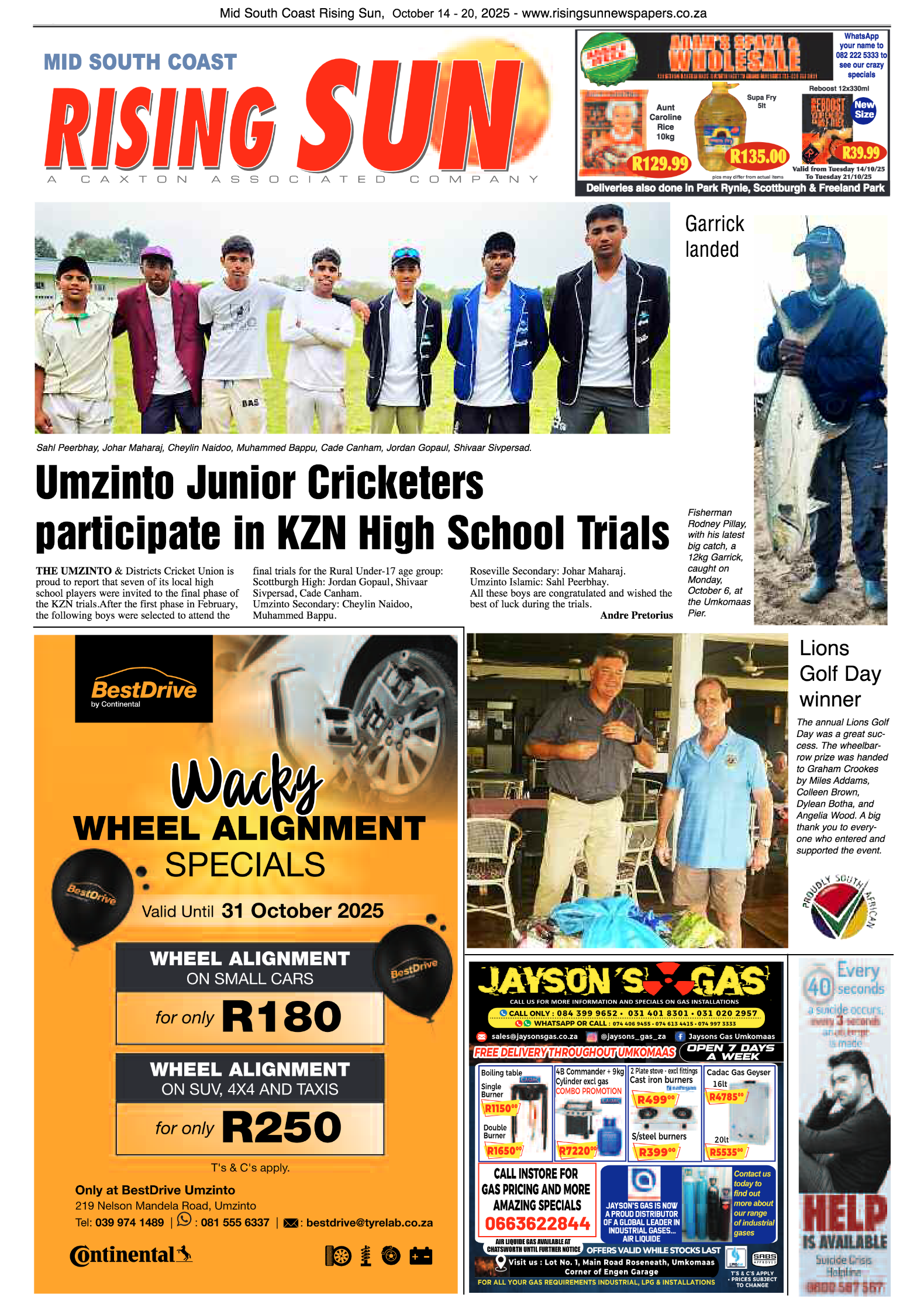Mid South Coast Rising Sun E-Paper, October 14, 2025 page 16