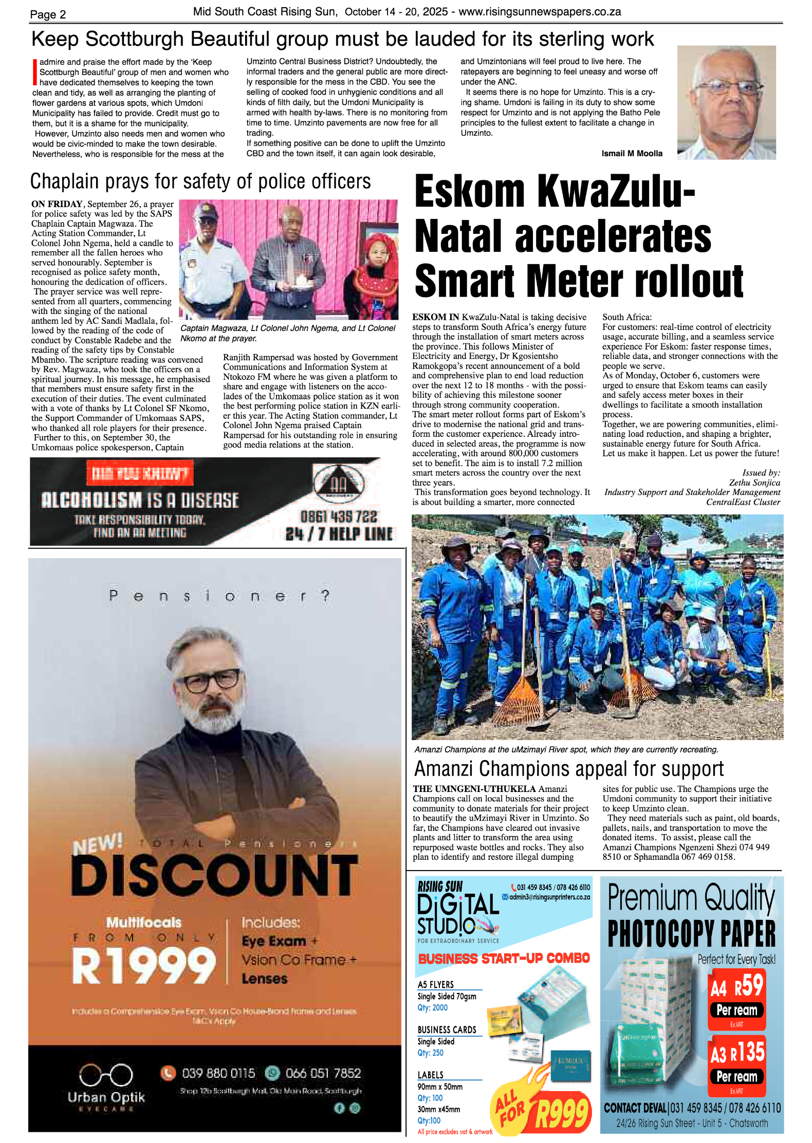 Mid South Coast Rising Sun E-Paper, October 14, 2025 page 2
