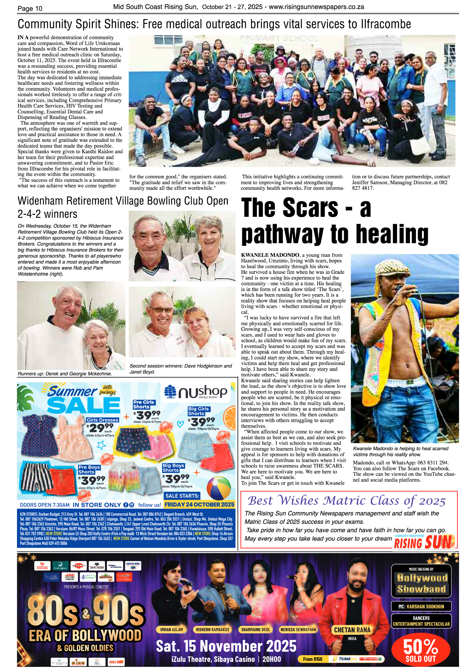 Mid South Coast Rising Sun E-Paper, October 21, 2025 page 10