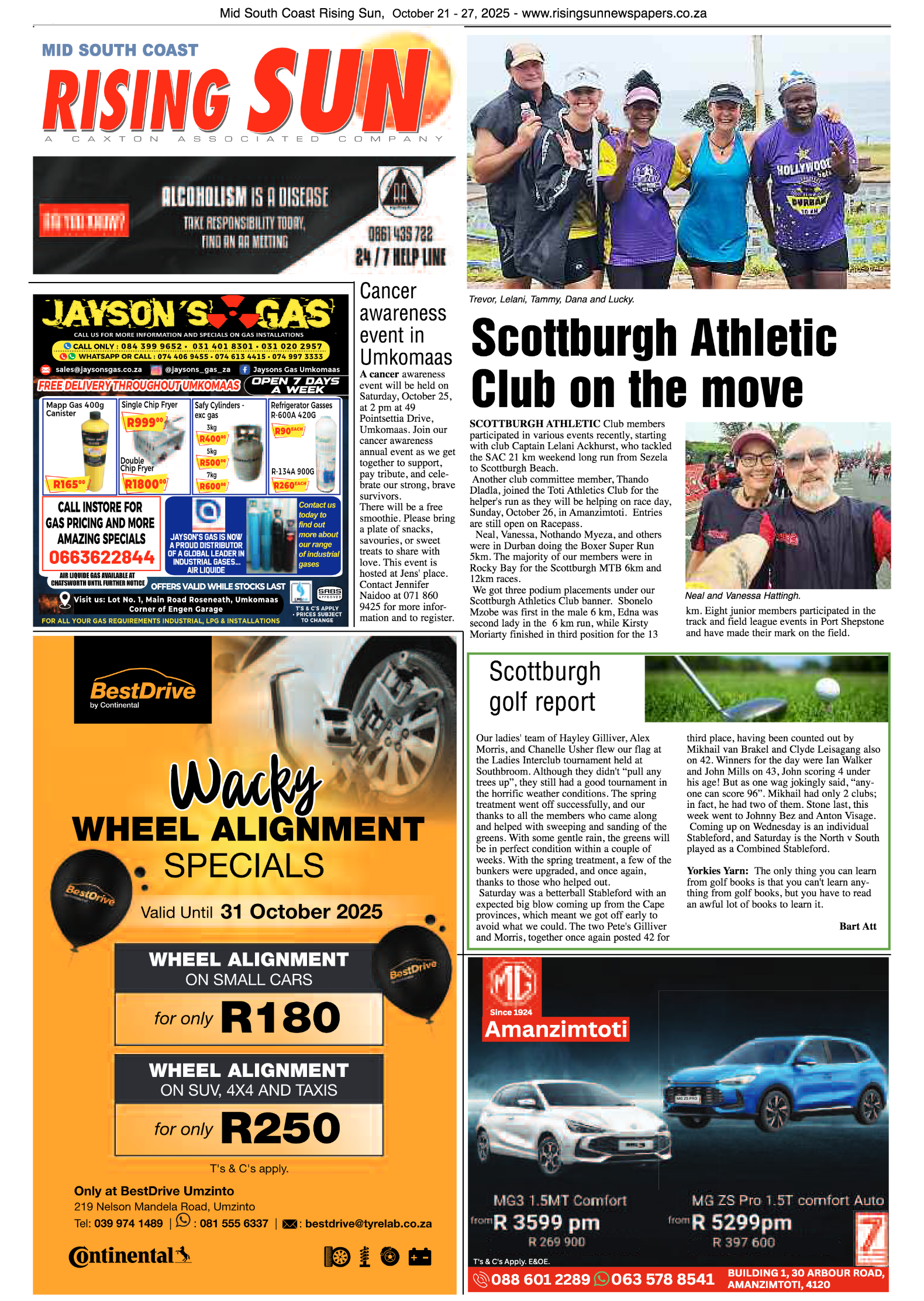 Mid South Coast Rising Sun E-Paper, October 21, 2025 page 12
