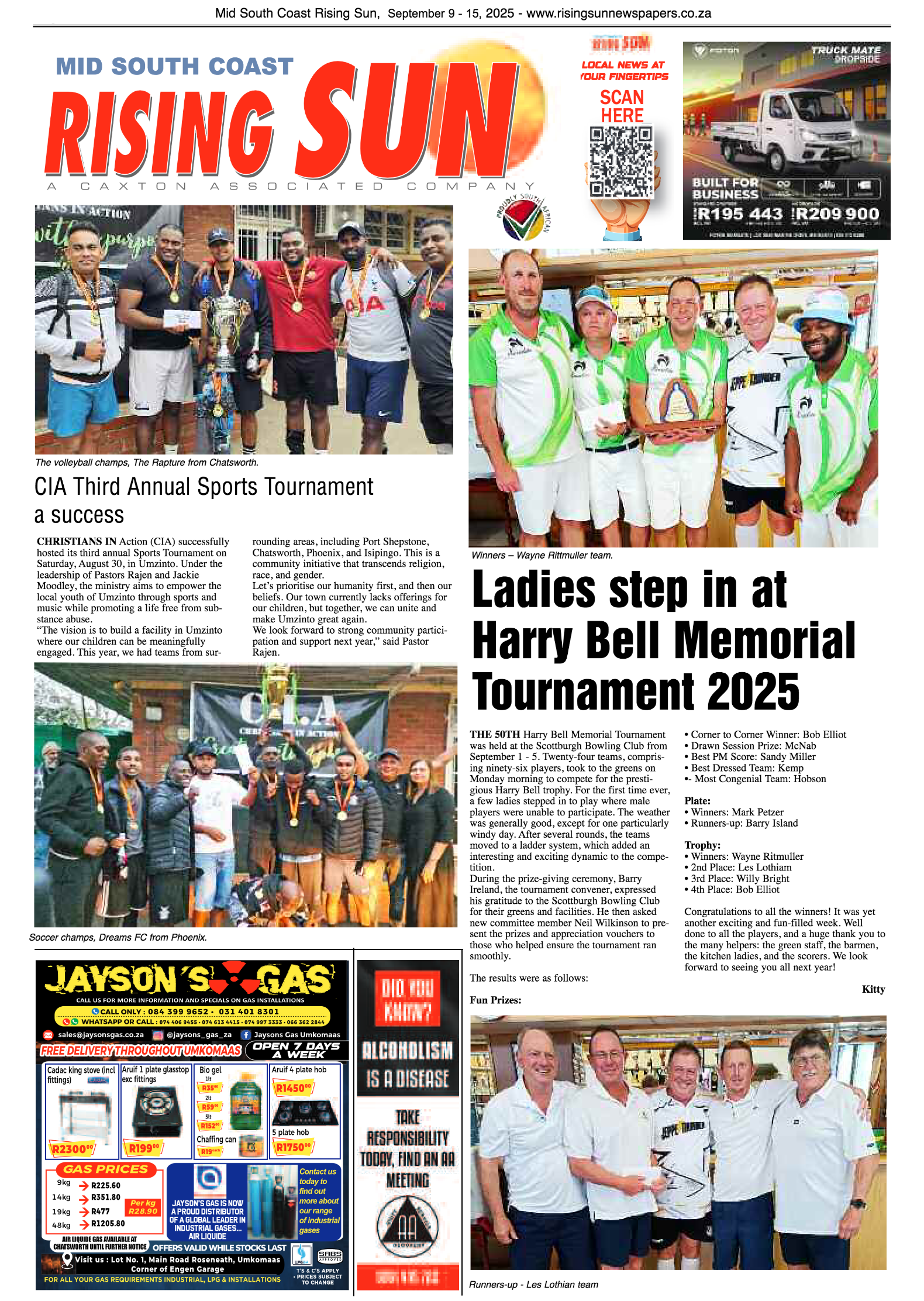 Mid South Coast Rising Sun E-Paper, September 9, 2025 page 12
