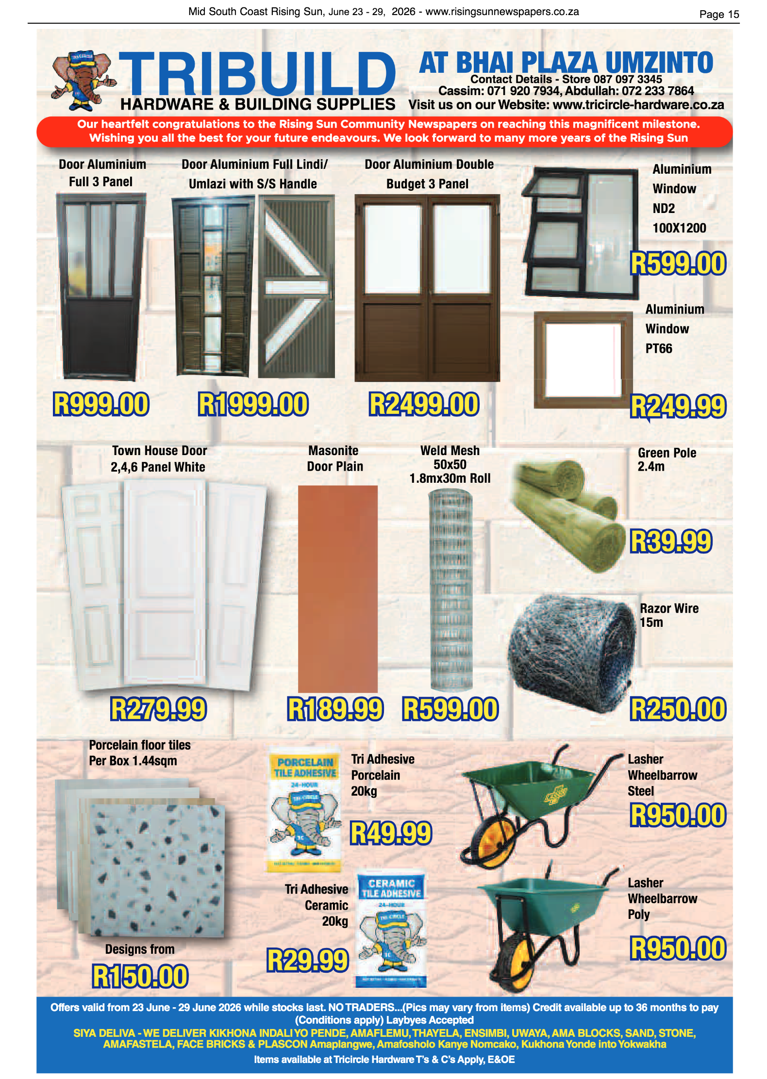 Mid South Coast Rising Sun E-Paper, June 23, 2026 page 15