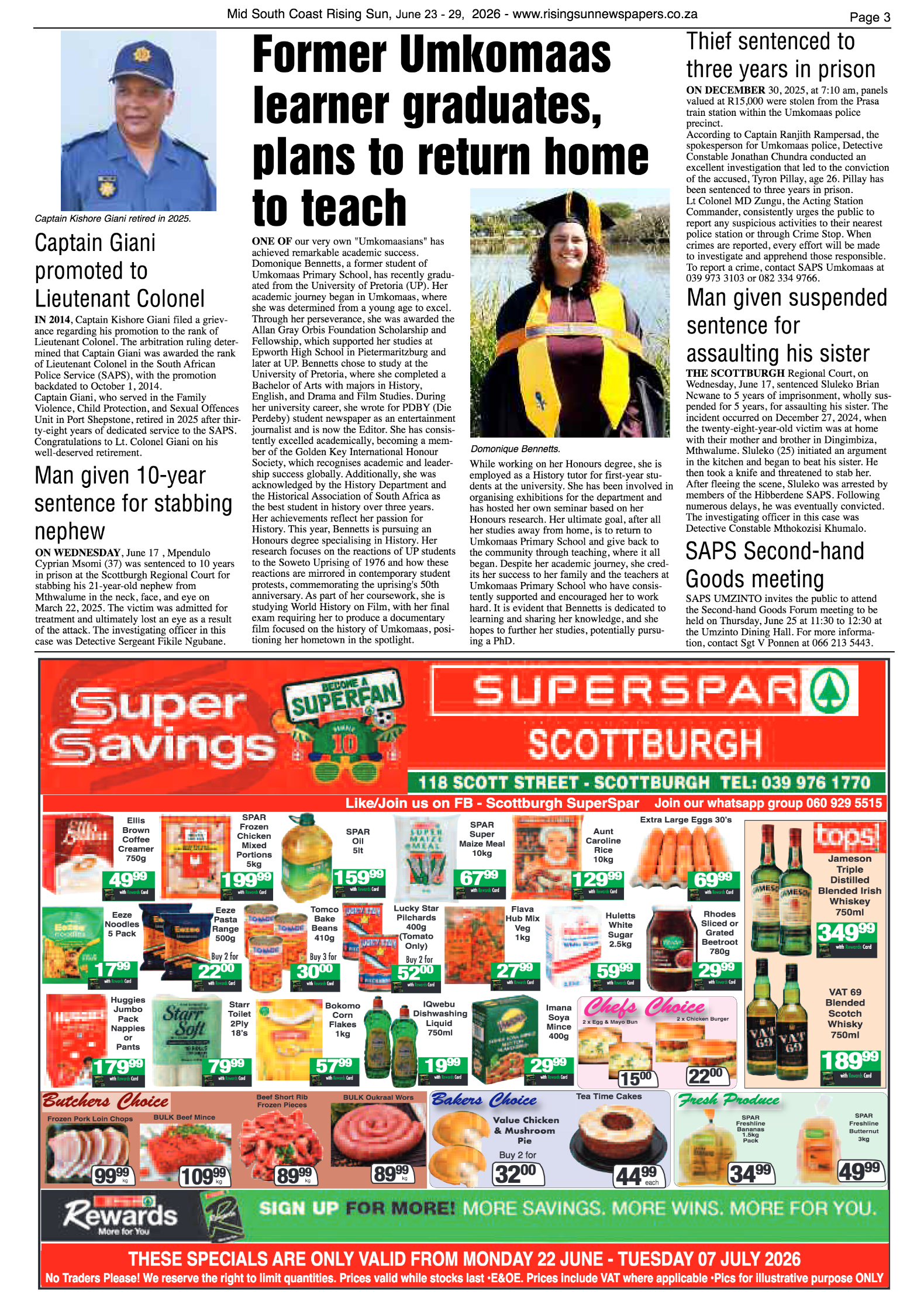 Mid South Coast Rising Sun E-Paper, June 23, 2026 page 3