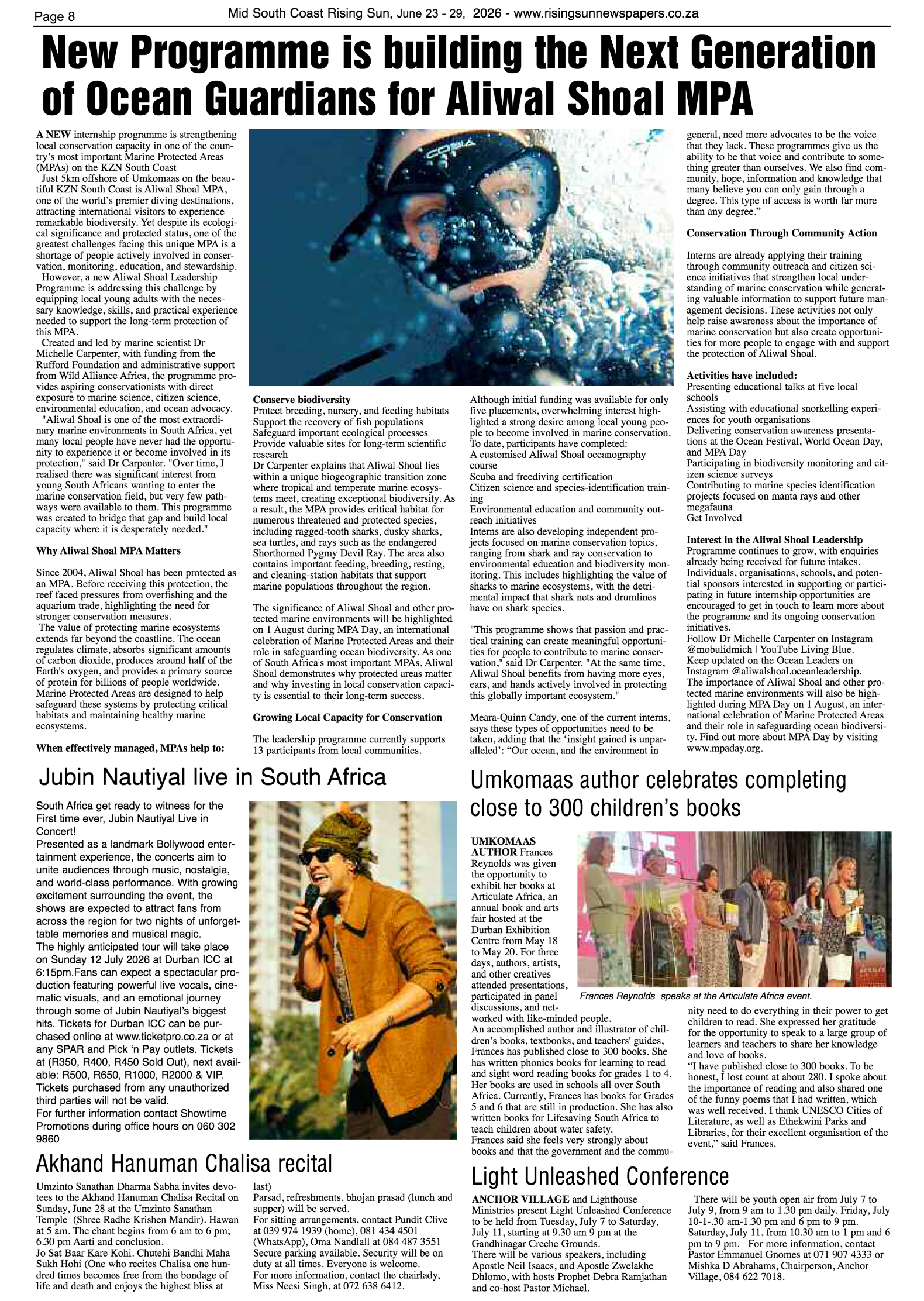Mid South Coast Rising Sun E-Paper, June 23, 2026 page 8