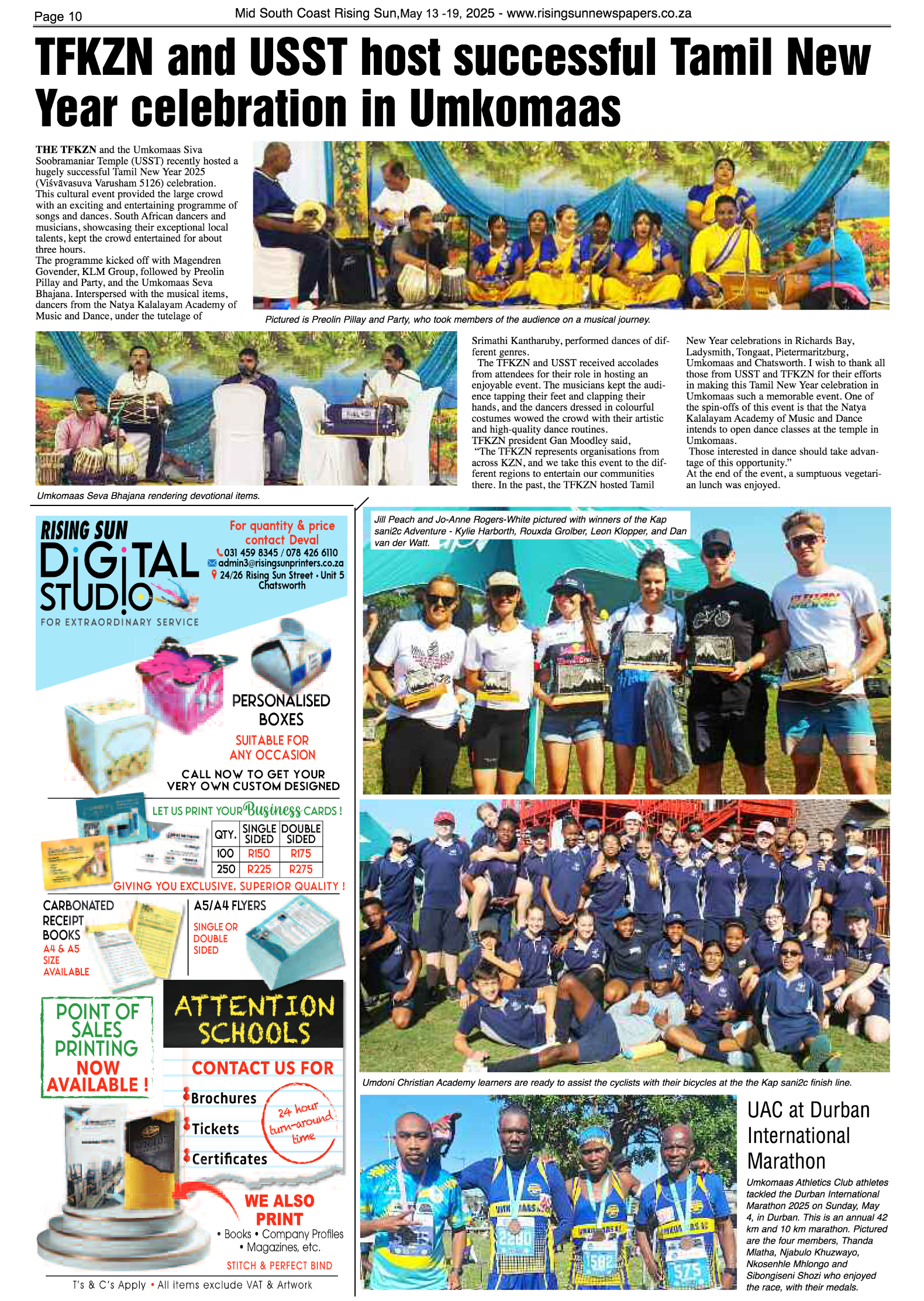 Mid South Coast Rising Sun E-Paper, May 13, 2025 page 10
