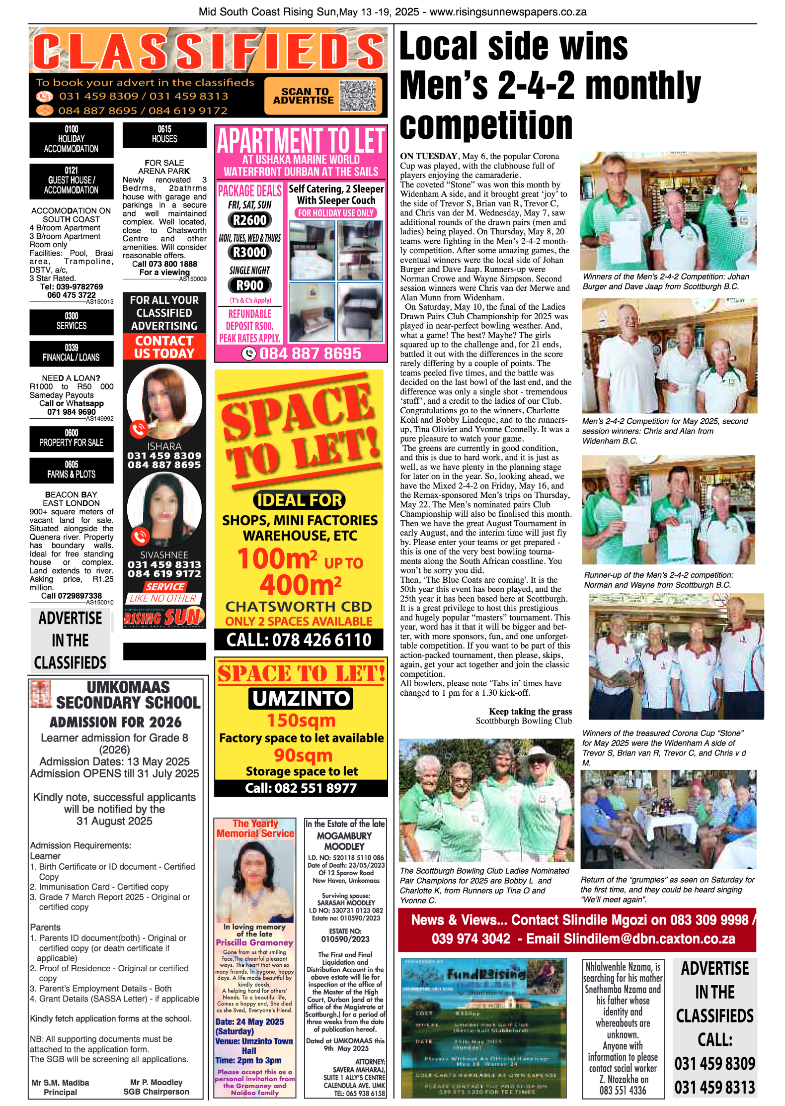 Mid South Coast Rising Sun E-Paper, May 13, 2025 page 11