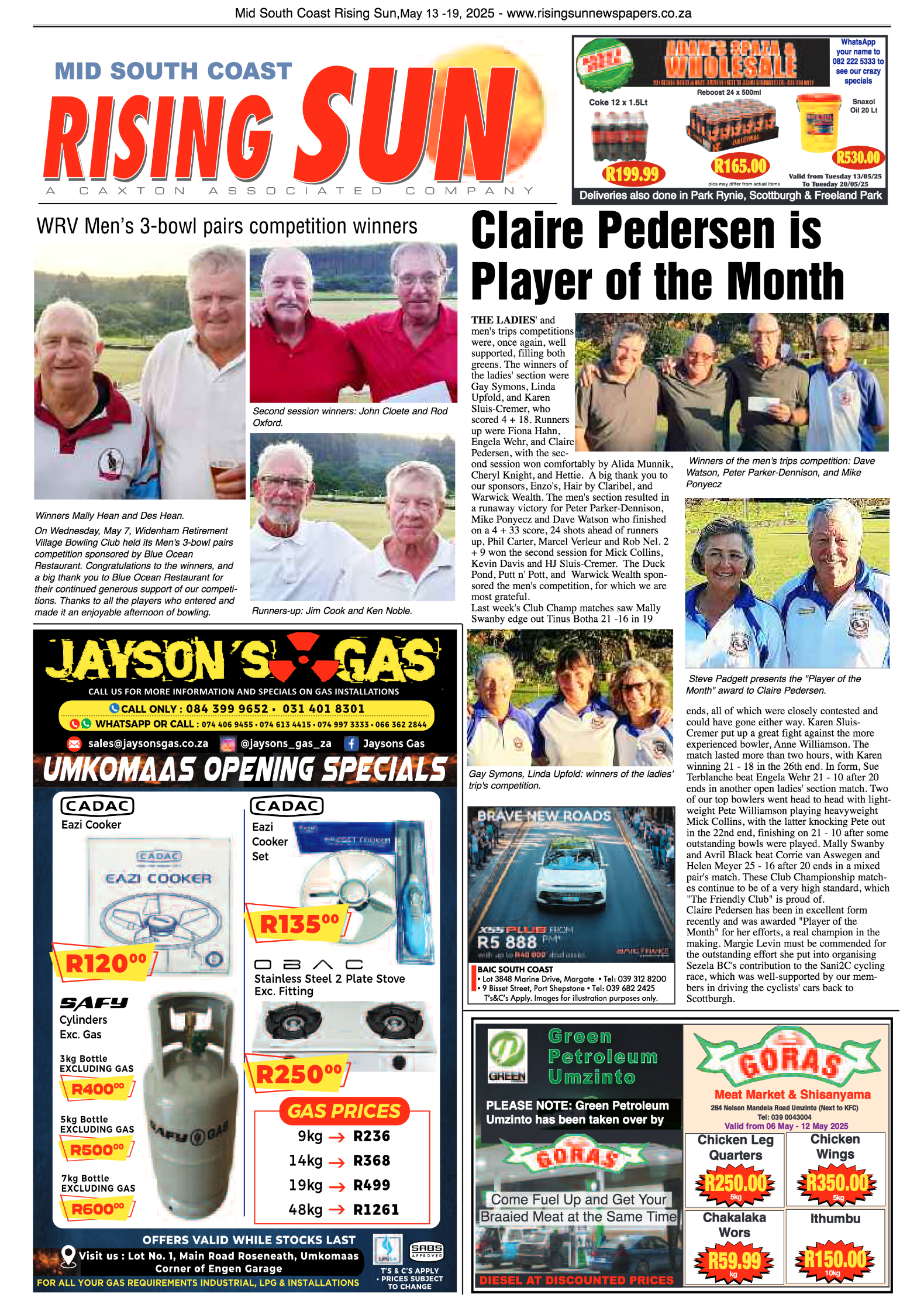 Mid South Coast Rising Sun E-Paper, May 13, 2025 page 12