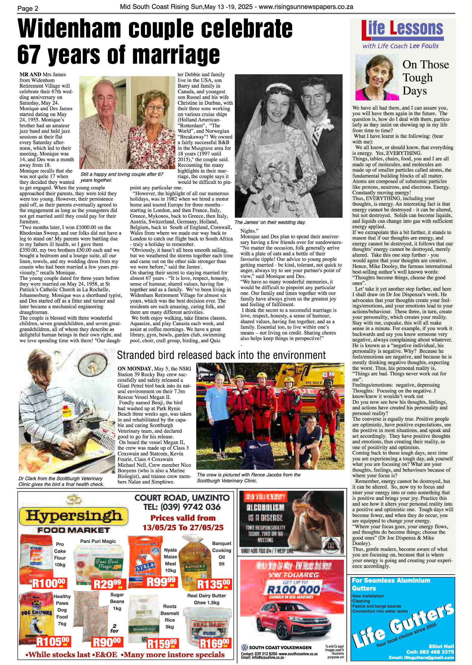 Mid South Coast Rising Sun E-Paper, May 13, 2025 page 2