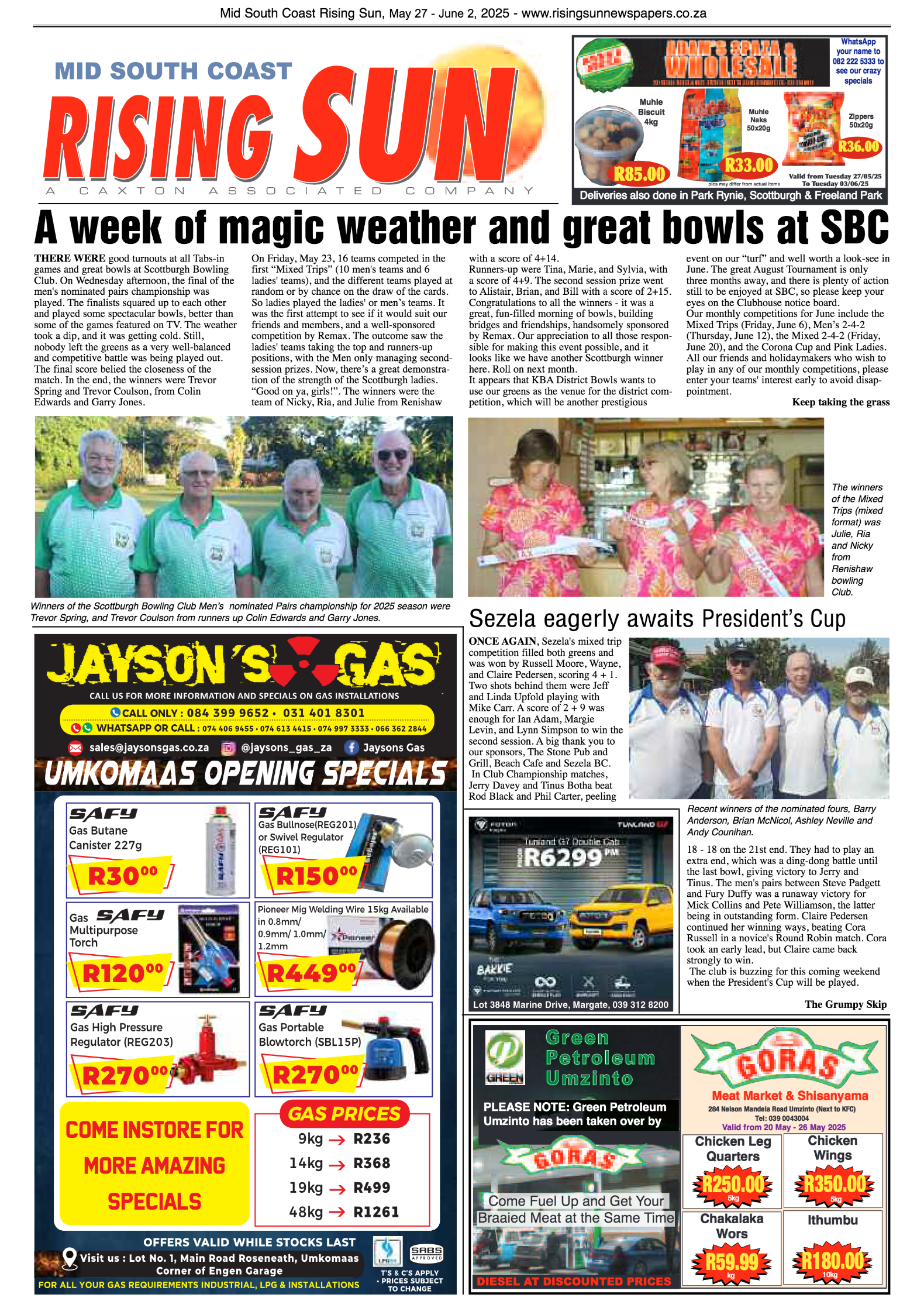 Mid South Coast Rising Sun E-Paper, May 27, 2025 page 12