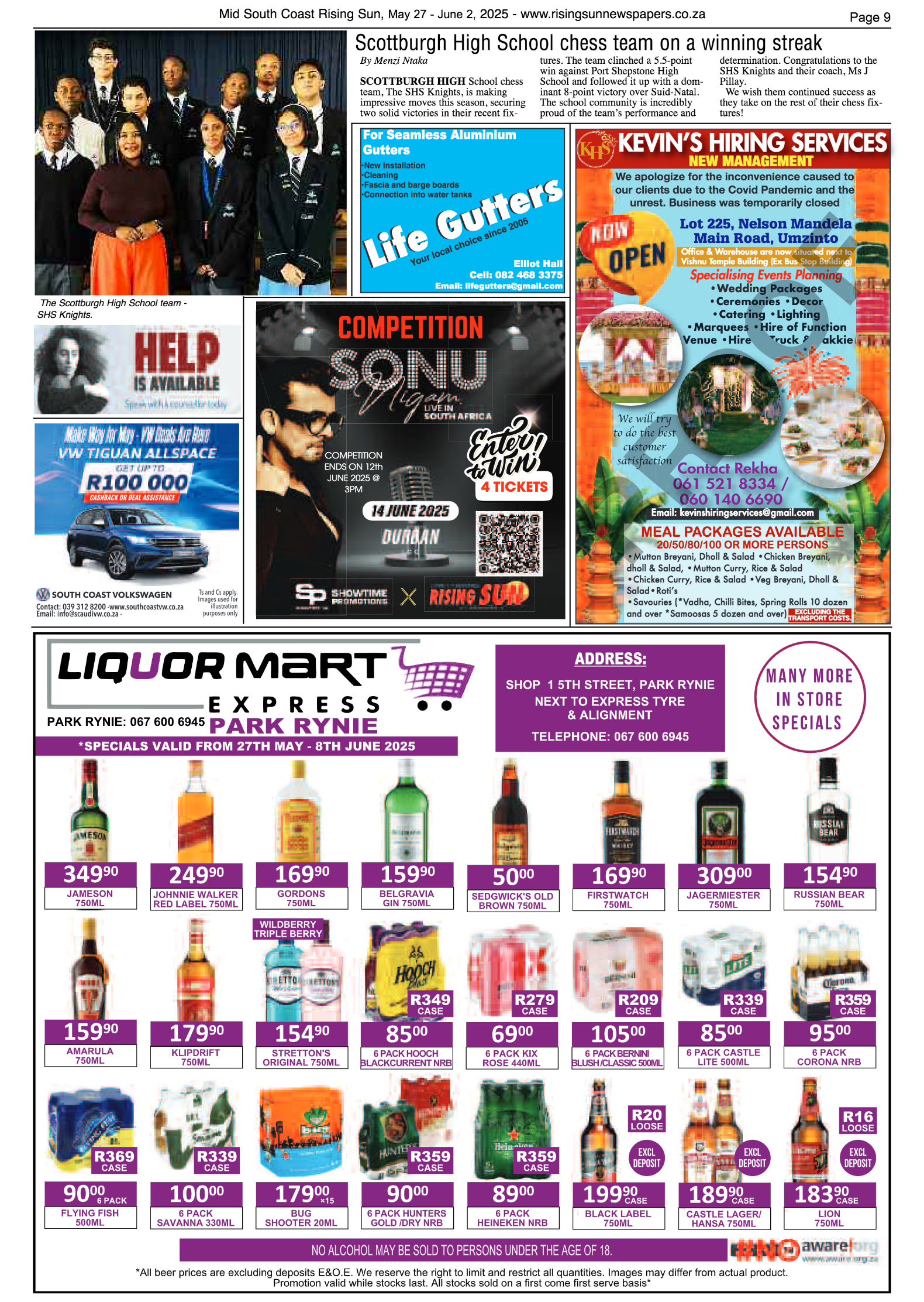 Mid South Coast Rising Sun E-Paper, May 27, 2025 page 9